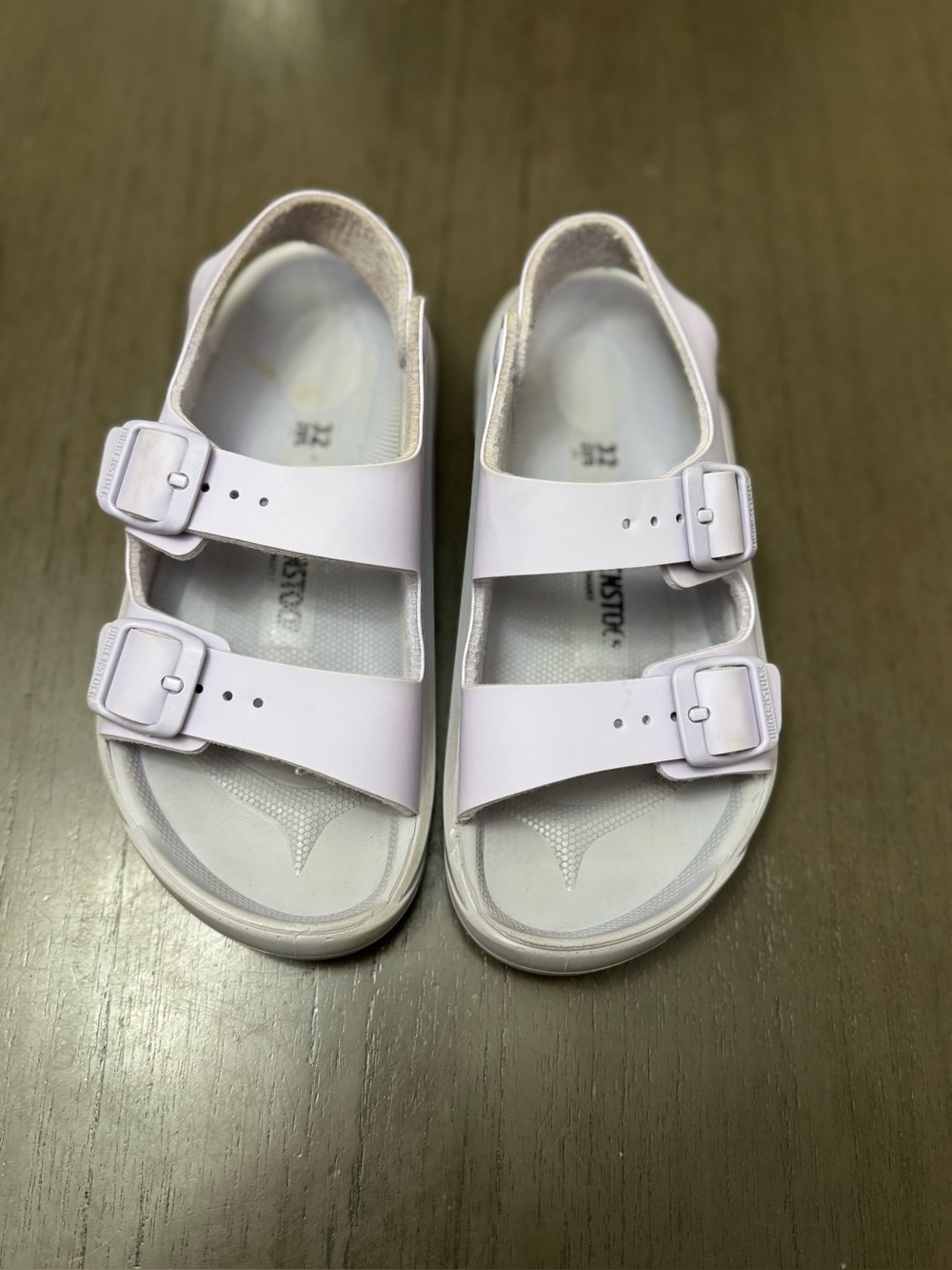Birkenstock Mogami Terra Birko Flor Sandal in Light Purple Size 32/1